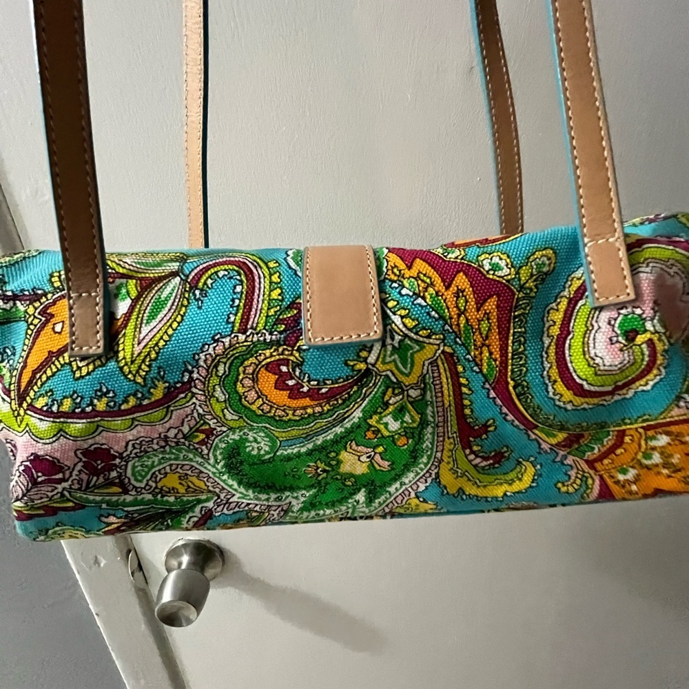 Colorful Paisley Shoulder Bag  -Ralph Lauren-